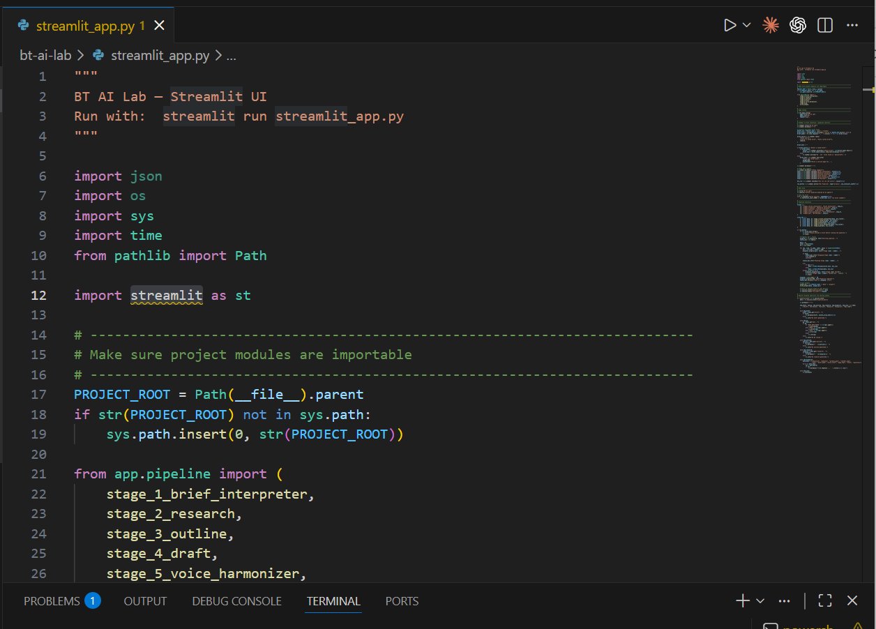 Multi-agent AI content pipeline code