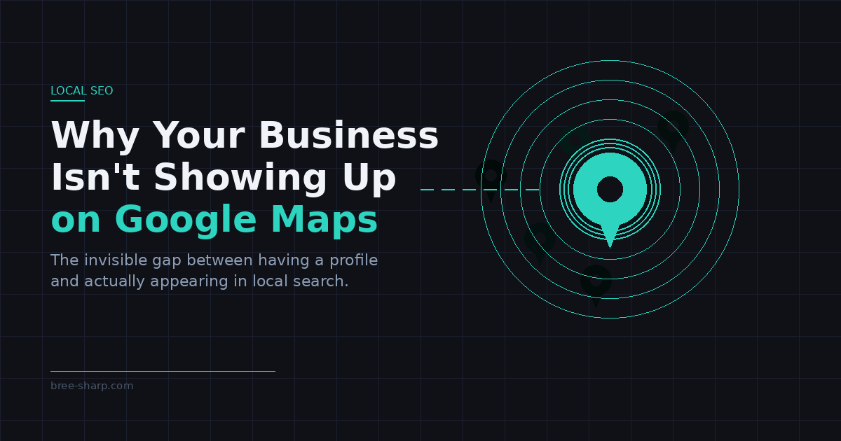 Local business invisible on Google Maps — the missing schema markup signal