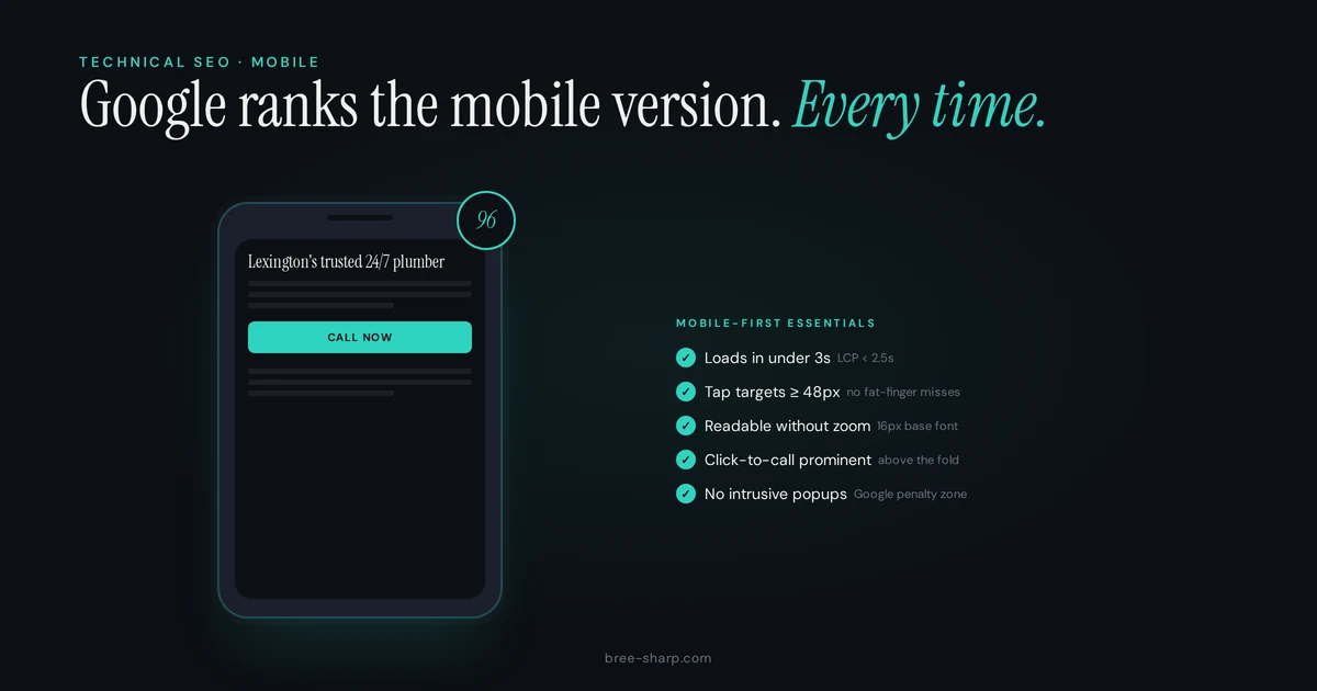 Mobile SEO best practices for small business websites