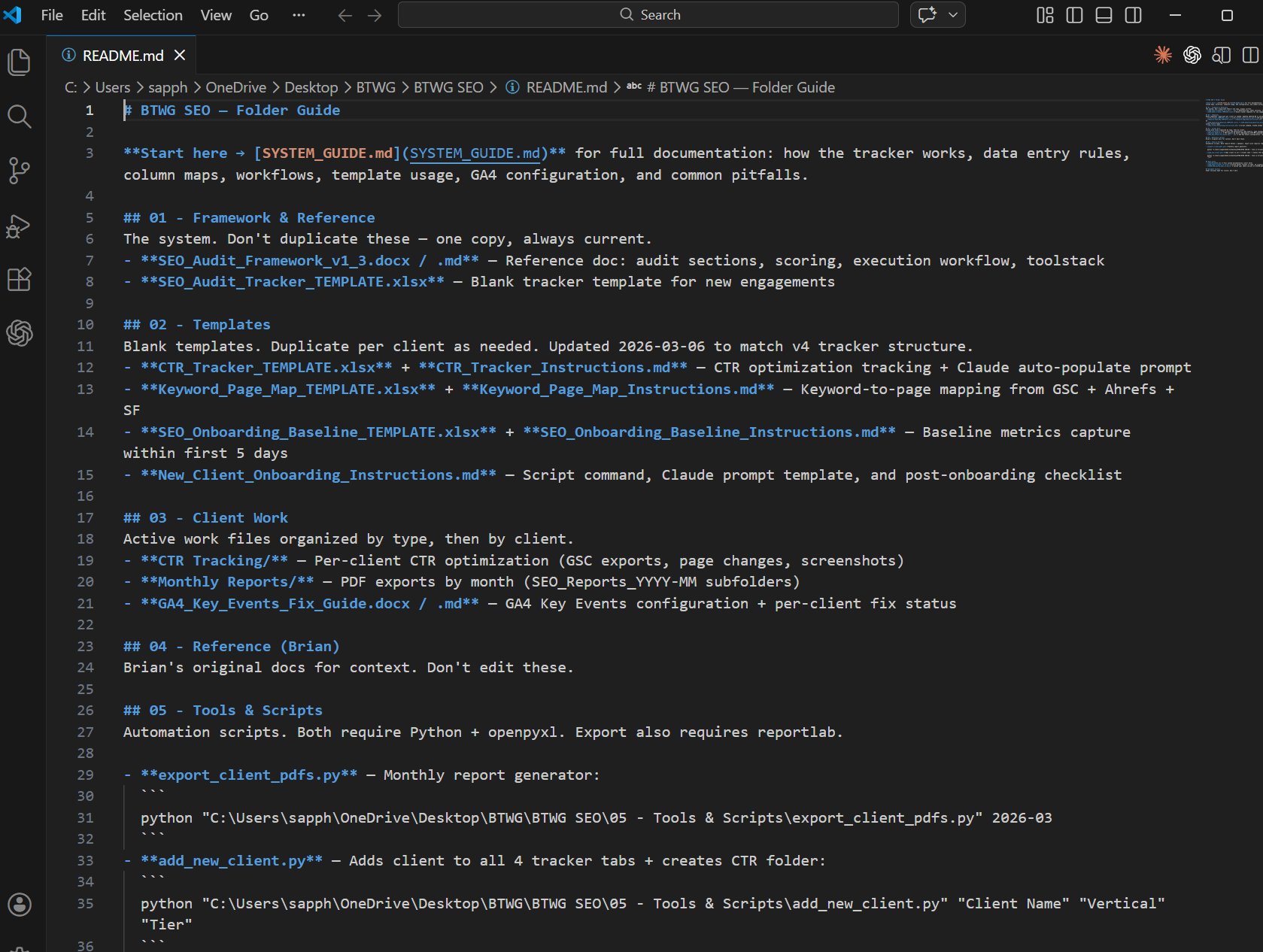 SEO operations system README